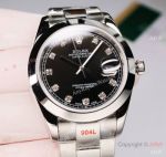 Swiss Quality Replica Rolex Datejust II Black with Diamonds Watch Citizen 8215